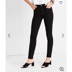 Madewell - 9” High-Rise Skinny Jean - Black